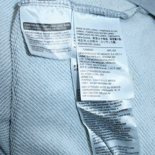 Levi's Men's Grey Logo Pullover Hoodie Size L Regular Fit