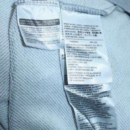 Levi's Men's Grey Logo Pullover Hoodie Size L Regular Fit
