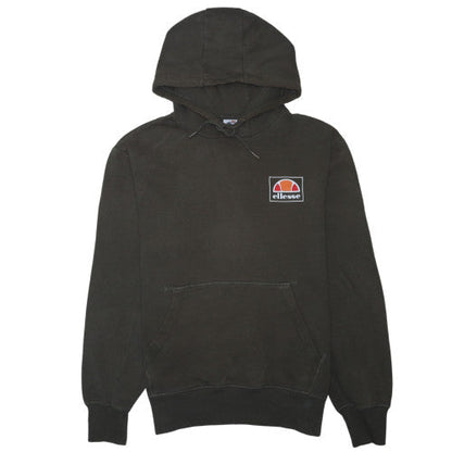 Ellesse Men's Green Pullover Hoodie L Regular Fit Fleece Logo Sportswear