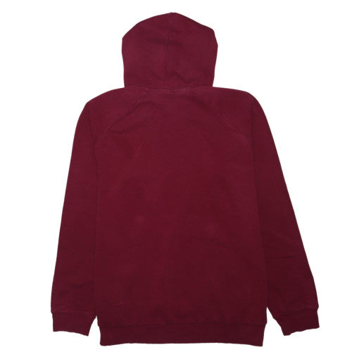 Adidas Mens Red Trefoil Pullover Hoodie Size L Regular Fit