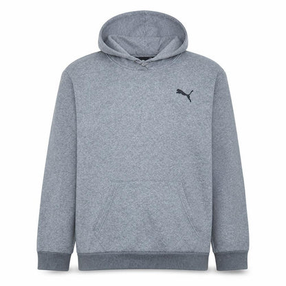 Puma Men’s Grey Pullover Hoodie 2XL Regular Fit Fleece Sportswear