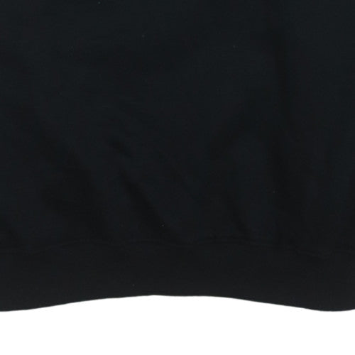 Champion Mens Black 2XL Pullover Sweatshirt Crew Neck Fleece