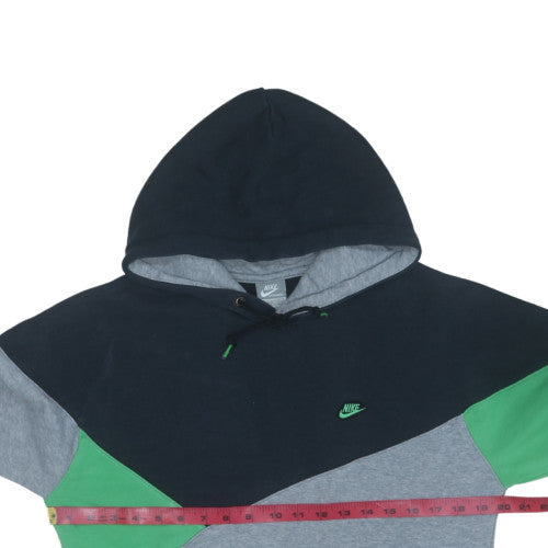 Nike Men’s Grey Pullover Hoodie S Logo Fleece Sportswear