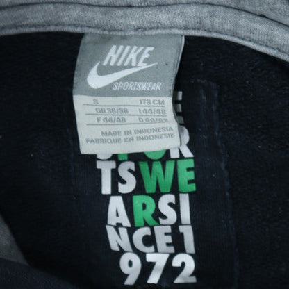 Nike Men’s Grey Pullover Hoodie S Logo Fleece Sportswear