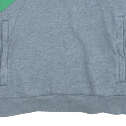 Nike Men’s Grey Pullover Hoodie S Logo Fleece Sportswear