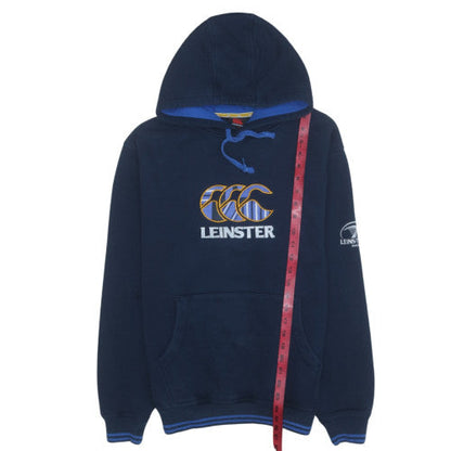 Canterbury Mens Blue Leinster Rugby Pullover Hoodie Size M