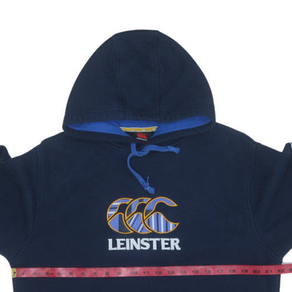 Canterbury Mens Blue Leinster Rugby Pullover Hoodie Size M