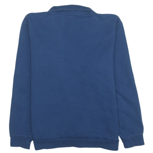 Lululemon Mens Blue 1/4 Zip Fleece Sweatshirt L Regular Fit