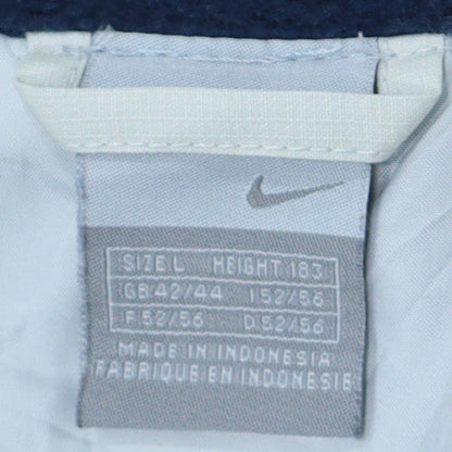 Nike Men’s White Full Zip Fleece Sweatshirt L Regular Fit