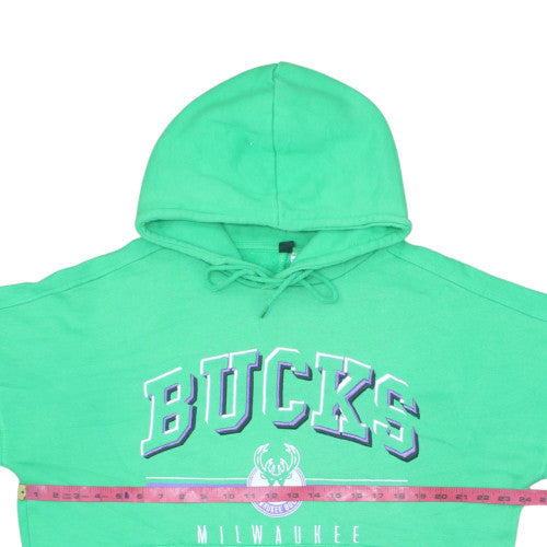 NBA Men’s Green Small Pullover Hoodie Milwaukee Bucks Fleece
