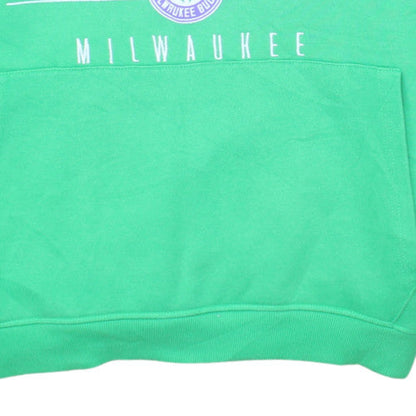 NBA Men’s Green Small Pullover Hoodie Milwaukee Bucks Fleece