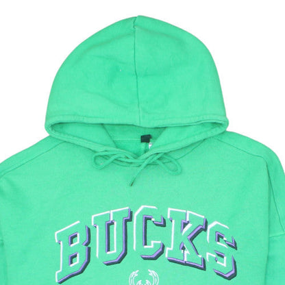 NBA Men’s Green Small Pullover Hoodie Milwaukee Bucks Fleece