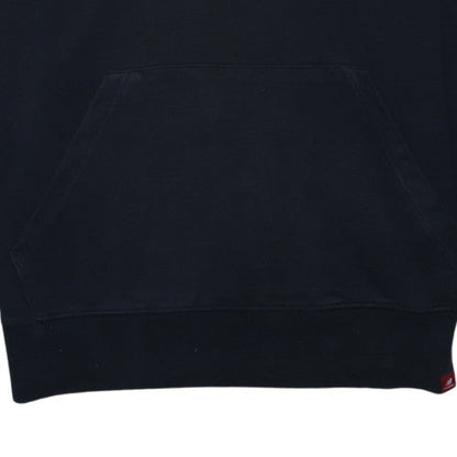 New Balance Men's Black XL Pullover Hoodie with Logo Print