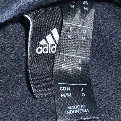 adidas Men's Black M Pullover Fleece Logo Crew Neck Sweatshirt