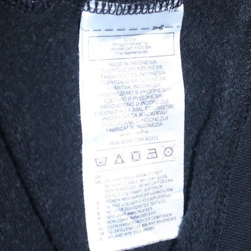adidas Men's Black M Pullover Fleece Logo Crew Neck Sweatshirt