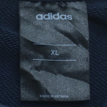 adidas Men's Blue XL Crew Neck Pullover Sweatshirt
