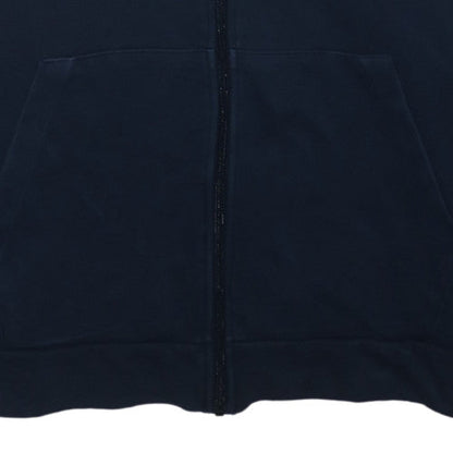 Nike Men’s Black Full Zip Hoodie L Sports Dri-FIT Sweatshirt