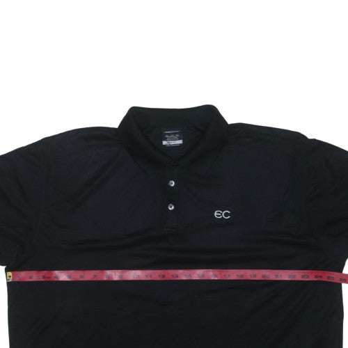 Nike Golf Men's Black Dri-Fit Polo Shirt 2XL Moisture Wicking