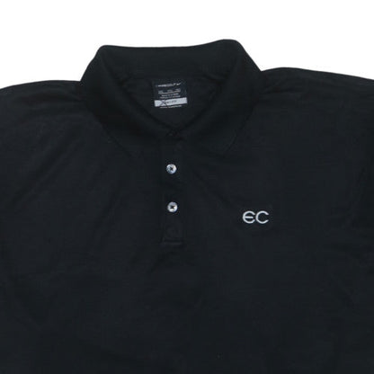 Nike Golf Men's Black Dri-Fit Polo Shirt 2XL Moisture Wicking