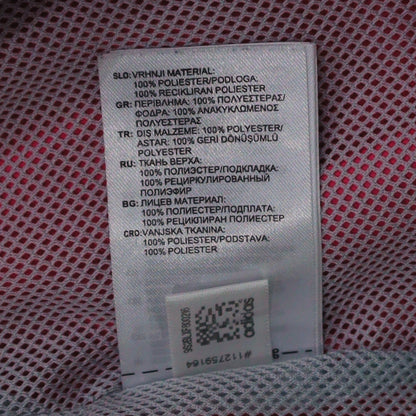 adidas Womens Pink Hooded ClimaProof Windbreaker Jacket Size 10