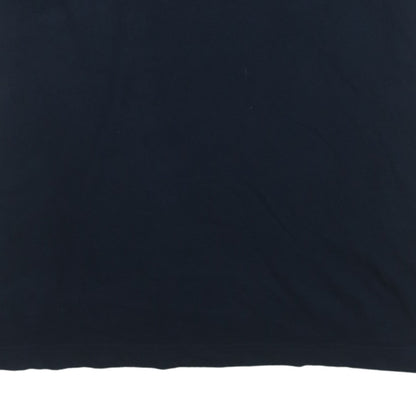 Nautica Men's Blue 2XL Colourblock Cotton Crew Neck T-Shirt