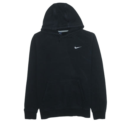 Nike Mens Black Pullover Hoodie L Regular Fit Cotton Fleece