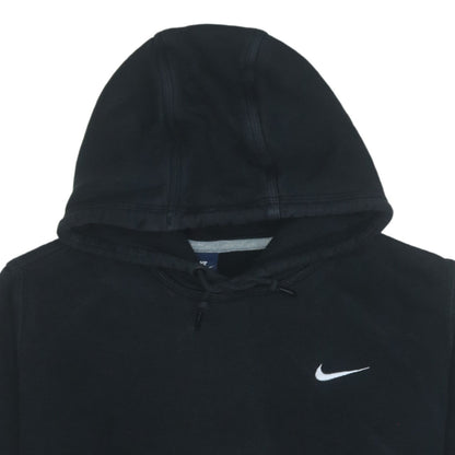 Nike Mens Black Pullover Hoodie L Regular Fit Cotton Fleece