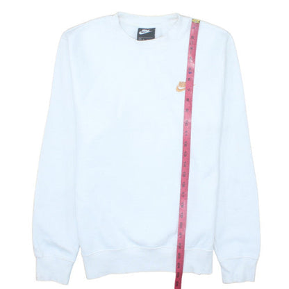 Nike Men's White XS Crew Neck Pullover Sweatshirt