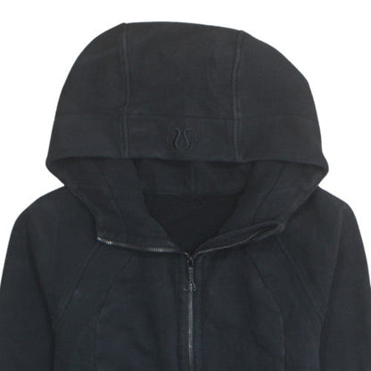 Lululemon Unisex Black Full Zip Hoodie Fleece Size M
