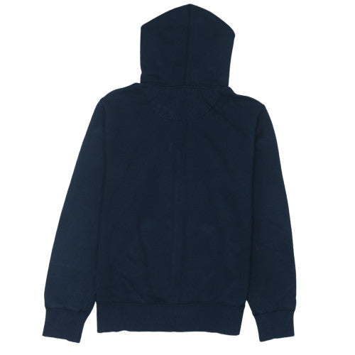 Nike Men's Blue Full Zip Hoodie L Regular Fit Logo Sweatshirt