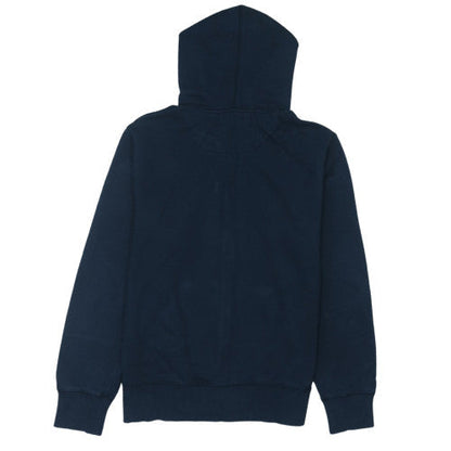 Nike Men's Blue Full Zip Hoodie L Regular Fit Logo Sweatshirt
