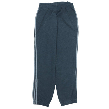 Adidas Men's Blue Track Pants Small Regular Fit Side Stripe Activewear