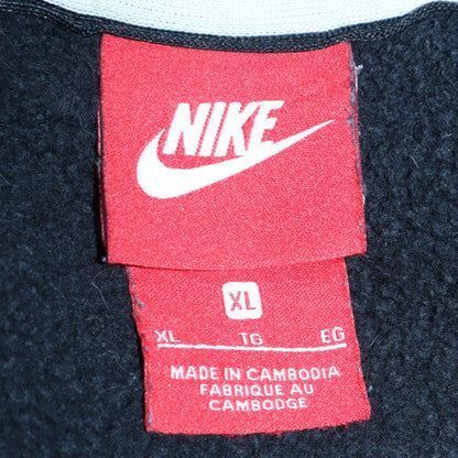 Nike Men Black XL Pullover Hoodie Fleece Sportswear