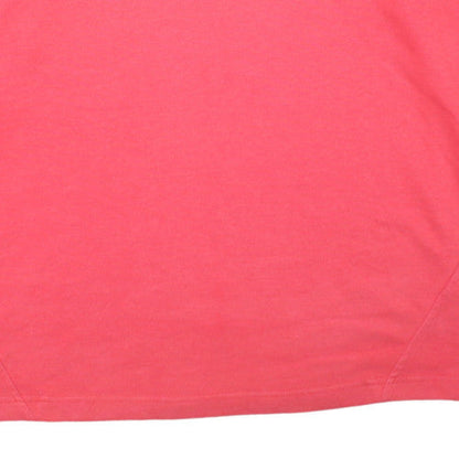 Reebok Mens Red Long Sleeve Rugby Polo Shirt Size L