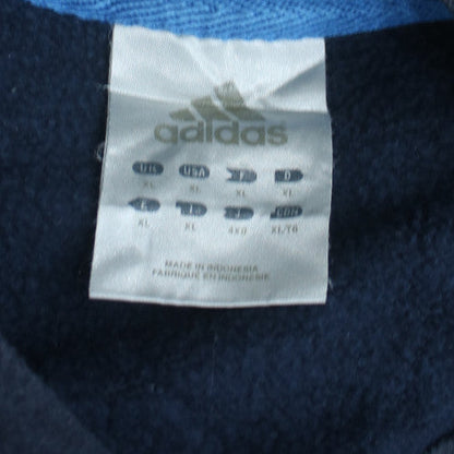 Adidas Men's Blue XL Crew Neck Pullover Sweatshirt Logo Sportswear