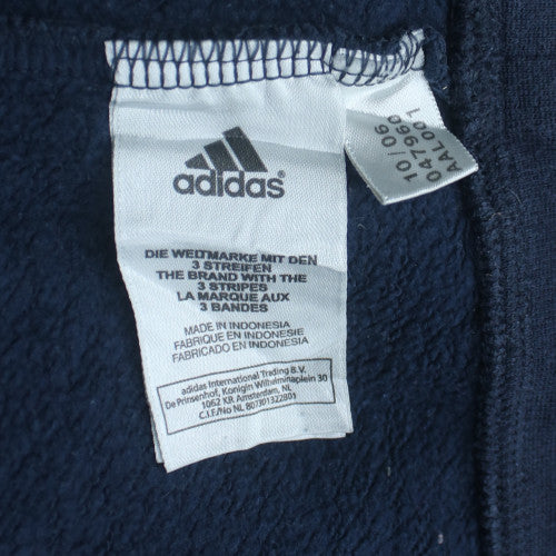 Adidas Men's Blue XL Crew Neck Pullover Sweatshirt Logo Sportswear