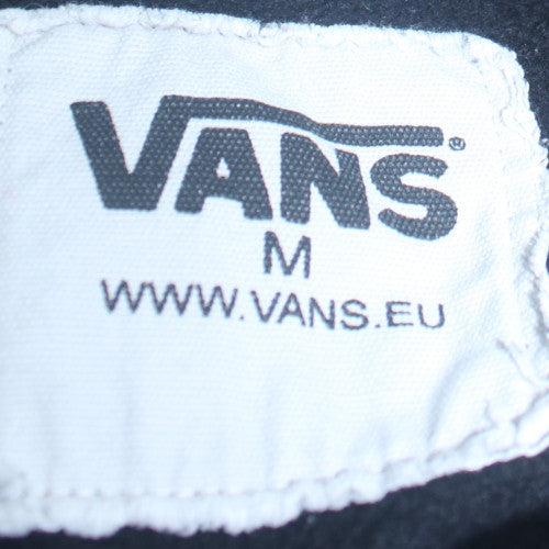 Vans Men's Black Pullover Hoodie M Regular Fit Logo Fleece Sweatshirt