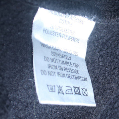 Vans Men's Black Pullover Hoodie M Regular Fit Logo Fleece Sweatshirt