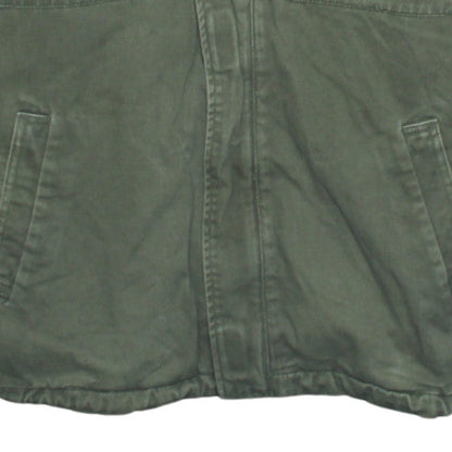 Cedarwood State Men's Green Hooded Cotton Parka Jacket Size L