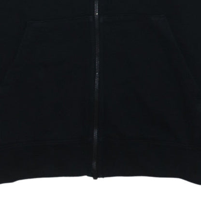 Nike Men’s Black Full Zip Hoodie M Regular Fit Fleece Sportswear