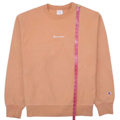 Champion Men's Brown Reverse Weave Crew Neck Sweatshirt Size L
