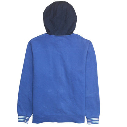 Lacoste Sport Men's Blue 2XL Full Zip Hoodie Lightweight Cotton Blend