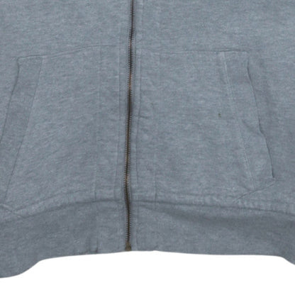 Ralph Lauren Men's Grey Full Zip Hoodie Size M Cotton Logo