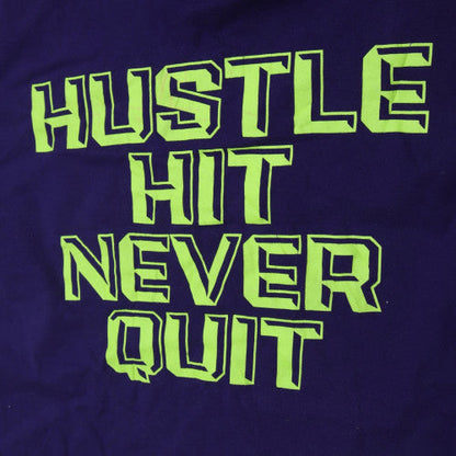 Nike Men's Purple Graphic T-Shirt XXL Regular Fit Cotton Crew Neck