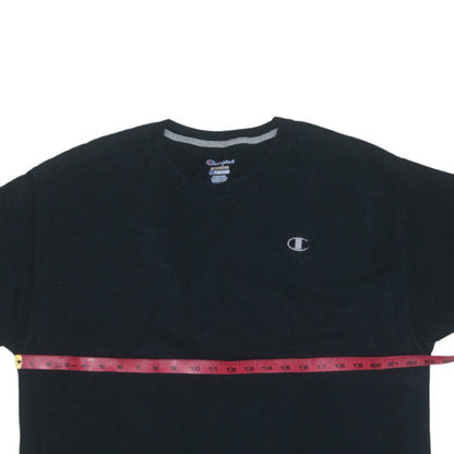 Champion Men’s Black XL Crew Neck Short Sleeve Sports T-Shirt