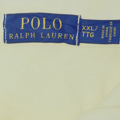 Ralph Lauren Men's Beige 2XL Cotton Polo Shirt Classic Fit