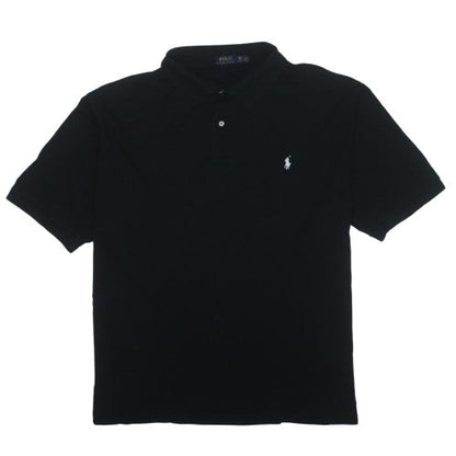 Polo Ralph Lauren Men's Black 2XB Classic Fit Cotton Polo Shirt