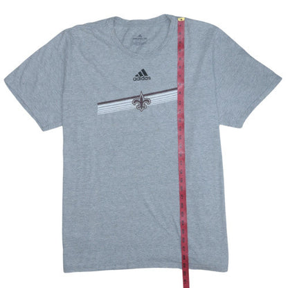 Adidas Men's Grey 2XL Amplifier Sports Graphic Crew Neck T-Shirt
