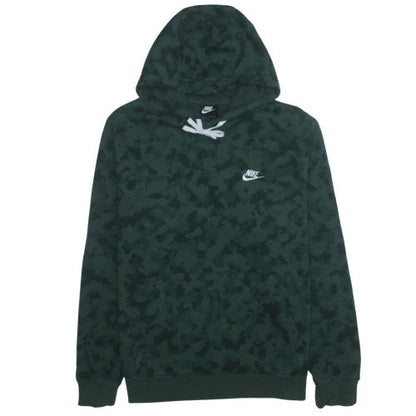 Nike Men's Green Camouflage Pullover Hoodie Size L