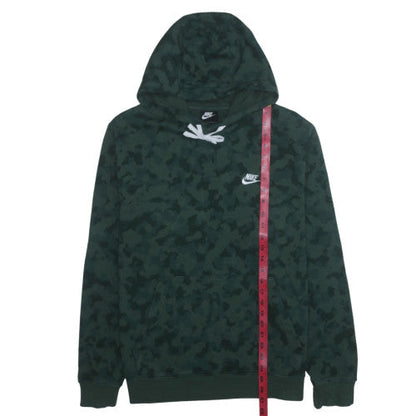 Nike Men's Green Camouflage Pullover Hoodie Size L